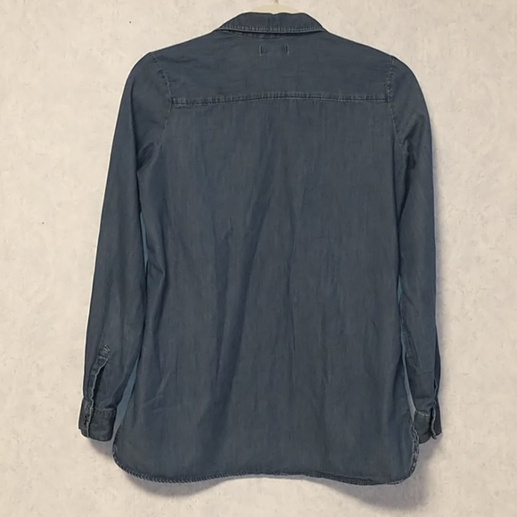 Old Navy denim popover tunic top Small - Picture 2 of 4